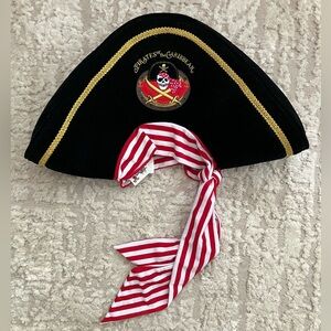 New Disney Pirates of the Caribbean Pirate hat dress up/ Halloween Adult size